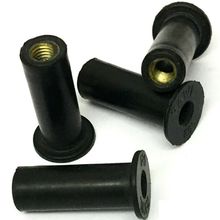 RUBBER WELL NUTS, RIVET RUB NUT, CAVITY FAIRING FIXINGS M4 M5 M6 M8 M10 M12