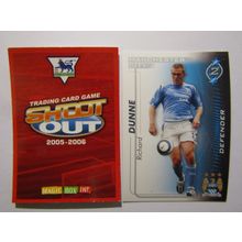 Richard Dunne - Man City - Shoot Out 2005 2006 Magic Box Football Card (EF1)