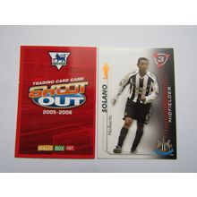Solano - Newcastle - Shoot Out 2005 2006 Magic Box Football Card (EF1)