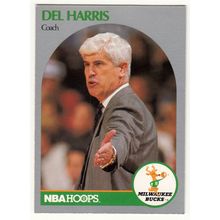 1990-91 Hoops Del Harris basketball card #319 - Bucks