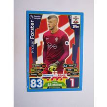 236. Fraser Forster - Southampton - Match Attax 2017/18 Football Card EF1