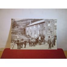 HOTEL, BOSCASTLE, CORNWALL c.1900 postcard. Truro Museum =