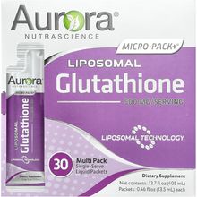 Aurora Nutrascience Micro-Liposomal Liquid Glutathione, Immune & Antioxidant Gut