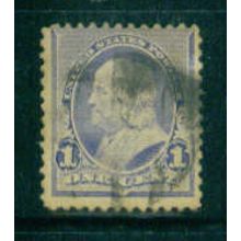 Used 219 1c Benjamin Franklin Average Plus M01947