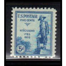 734 5c General Kosciuzko Average Plus MNH O4096