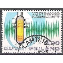 Finland 1977 Michel 806 O Cote (2013) 0.45 Euro Energie nucléaire Cachet rond