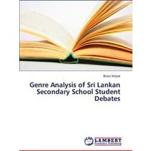 Genre Analysis of Sri Lankan Secondary School Student Debates