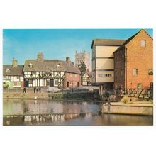 Abel Fletcher's Mill Tewkesbury Gloucestershire Postcard 6645