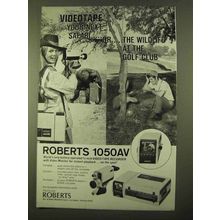 1970 Roberts 1050AV Video Tape Recorder & Monitor Ad