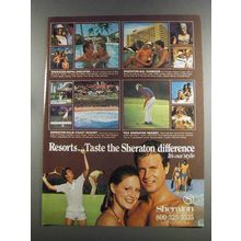 1982 Sheraton Hotels Ad - Taste the Difference