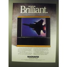 1989 Magnavox Big Screen Television Ad - Brilliant.
