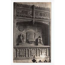 Dawtrey Tomb Petworth Church RP Postcard West Sussex