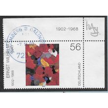 GER 2002 €0.56 'ERNST WILHELM NAY' (CORNER MARGIN) FINE USED (EBID53-941)