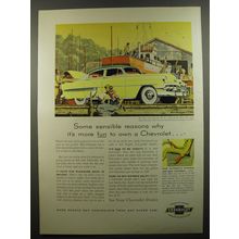 1954 Chevrolet Bel Air 4-Door Sedan Ad - Some sensible reasons why it's more