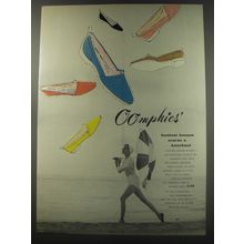 1956 Oomphies Shoes Ad - Oomphies bantam basque scores a knockout
