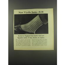 1956 Viyella Socks Advertisement - Now Viyella Socks - $1.50