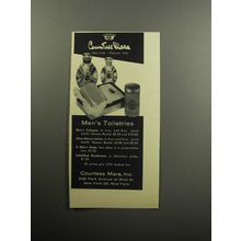 1957 Countess Mara Men's Toiletries Advertisement