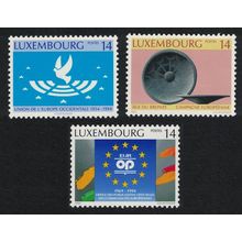 Luxembourg Archaeology Anniversaries and Campaign 3v 1994 MNH SG#1377-1379