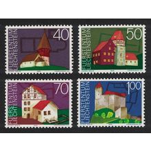 Liechtenstein European Architectural Heritage Year 4v 1975 MNH SG#617-620