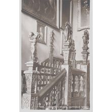 The Grand Staircase Hatfield House Hatfield Hertfordshire Postcard (QHER385)
