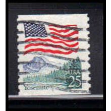 Used 2280av 25c U.S. Flag Fine CNS Partial 2 PA6229