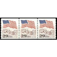 2523 29c U.S. Flag Very Fine MNH PNC 7/3 W1404