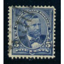 Used 281 5c Ulysses S. Grant Fine M05023