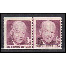 1402 8c Dwight Eisenhower Fine MNH CLP CA0102