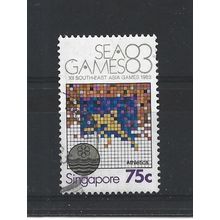 Singapore.SG449 75c Athletics.Fine Used.Jul25