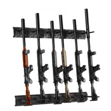 Gun Rack, Indoor Gun Rack Wall Mount, 6-Slot Vertical Rifle Shotgun Gun Rack...