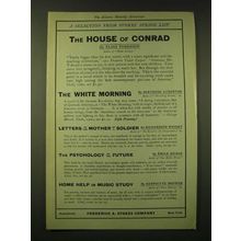 1918 Frederick A. Stokes Company Ad - A selection from Stokes' Spring List