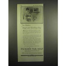1918 Packer's Tar Soap Ad - Rough-and-Tumblety Boy