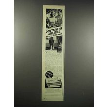 1939 Tampax Tampons Ad - Don't Give Up Athletics