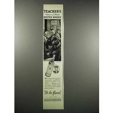 1939 Teacher's Scotch Ad - Perfection of Blended