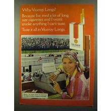 1974 Viceroy Cigarettes Ad - Why Viceroy Longs?