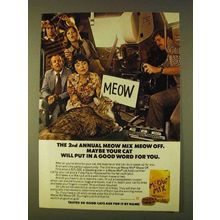 1979 Purina Meow Mix Ad - 2nd Annoual Meow Off