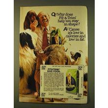 1979 Purina Fit & Trim Dog Food Ad - Help Stay in Shape