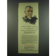 1949 Punchbowle Tobacco Ad - many mellow sermons ..in quietude