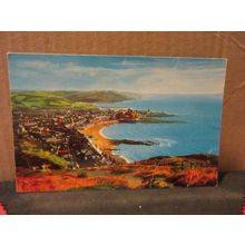 THREE BAYS, ABERYSTWYTH, WALES unused postcard Colourmaster #