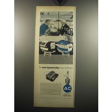 1957 AC Hot Tip Spark Plugs Ad - The most important plug in your tackle box