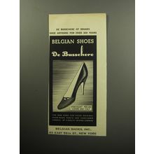 1957 De Busschere Viscount Shoes Advertisement - Belgian Shoes