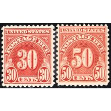 J85-86, Mint NH - Two Postage Due Stamps CV $40.00 - Stuart Katz