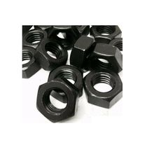 METRIC FINE & EXTRA FINE PITCH HEX FULL NUTS SELF COLOUR BLACK HIGH TENSILE 8.8