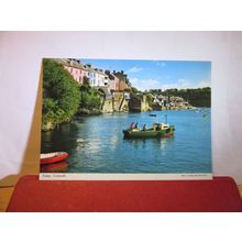 FOWEY, CORNWALL unused postcard by John Hinde c.1984 =