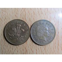 GB 1998 Elizebeth II Decimal 2p Coin