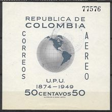 1949 Michel Block 5 - cancelled - UPU