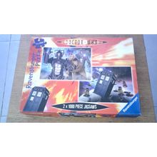 DOCTOR WHO Jigsaw Puzzles (2 x 1000 Pieces) Ravensburger (2006) Tenth Doctor