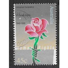 AUS 1998 45c 'HUMAN RIGHTS' FINE USED (EBID68-316)