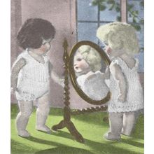Rosebud Twins Doll Knitting Pattern 7 ½" Petticoat Vest Panties Set 2/3ply Wool