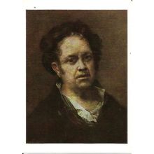 Art FRANCISCO GOYA Self Portrait Postcard (Soho Gallery 477)